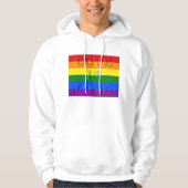 Liefde is liefde Gay Pride Hoodie (Voorkant)