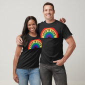 Liefde is liefde gay pride verontruste lgbt regenb t-shirt (Unisex)