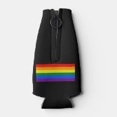 Liefde is liefde gay pride vlag flesjeskoeler (Achterkant)