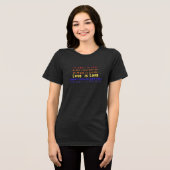 Liefde is liefde gelijkheid t-shirt | T-shirt voor (Voorkant volledig)
