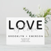 Liefde is Liefde Huwelijk Save The Date (Staand voorkant)