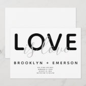 Liefde is Liefde Huwelijk Save The Date (Voorkant / Achterkant)