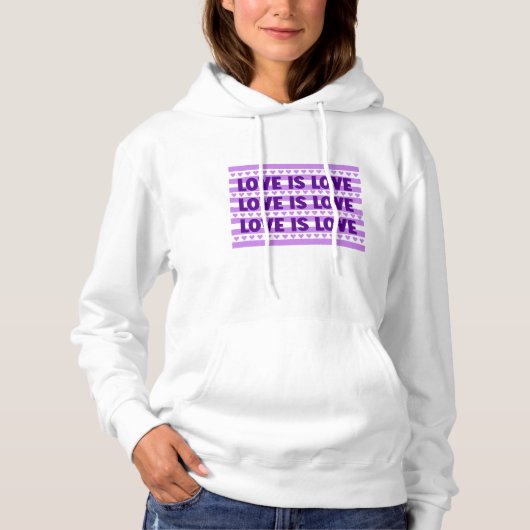 Liefde is Liefde in het Paarse Hoodie (Voorkant)