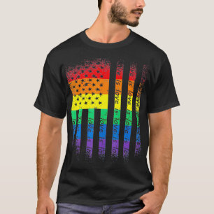 Liefde is liefde juni in de problemen regenboog LG T-shirt