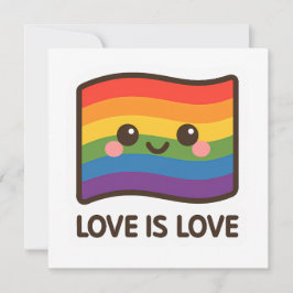 Liefde is liefde - Kawaii Rainbow Design