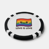 Liefde is liefde - Kawaii Rainbow Design Poker Chips (Enkel)
