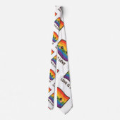 Liefde is liefde - Kawaii Rainbow Design Stropdas (Achterkant)