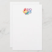 Liefde is liefde: Lesbian Briefpapier (Voorkant / Achterkant)