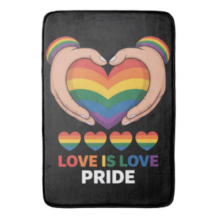 liefde is liefde lgbqt badmat