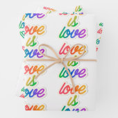 Liefde is liefde LGBT Inpakpapier Vel (In situ)