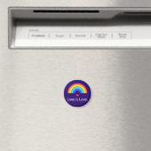 Liefde is liefde. LGBT+PRIDE. Queer. Magneet (Insitu (Vaatwasser))