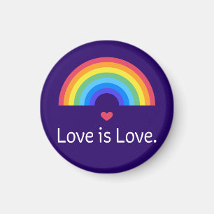 Liefde is liefde. LGBT+PRIDE. Queer. Magneet