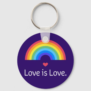 Liefde is liefde. LGBT+PRIDE. Queer. Sleutelhanger