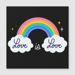 Liefde is liefde. LGBT+pride. Rainbow Car Magnet