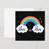 Liefde is liefde. LGBT+pride. RegenboogPoster (Voorkant / Achterkant)