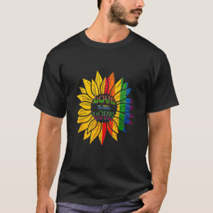 Liefde Is Liefde LGBTQ Regenboog Vlag Gay Pride Al T-shirt