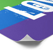 Liefde is liefde - Liefde gelijkheid Regenboog vla Poster (Hoek)