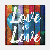 "Liefde is liefde" Magneet (Voorkant)
