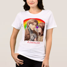 Liefde is Liefde - Mens-Robot Koppel Dames T-Shirt
