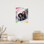 Liefde is Liefde Moderne Regenboog Voeg je Foto &  Poster (Keuken)