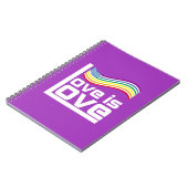 Liefde is liefde notitieboek (Linkerzijde)