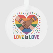 Liefde is liefde ornament (achterkant)