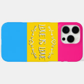 Liefde is liefde Pansexual Pride Flag Case-Mate iPhone Case (Achterkant (horizontaal))