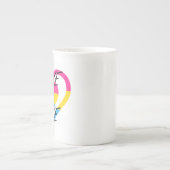 Liefde is liefde - Pansexual Pride Porselein Kop (Voorkant)