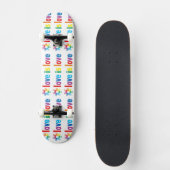 Liefde is liefde persoonlijk skateboard (Voorkant)