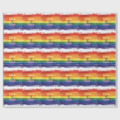 Liefde is Liefde, Pride design Cadeaupapier (Vlak)