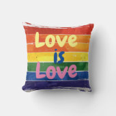 Liefde is Liefde, Pride design Kussen (Voorkant)