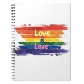 Liefde is Liefde, Pride design Notitieboek (Voorkant)