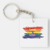 Liefde is Liefde, Pride design Sleutelhanger (voorkant)
