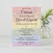 Liefde is liefde Pride Floral Vrijgezellenfeest Kaart (Staand voorkant)