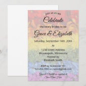 Liefde is liefde Pride Floral Vrijgezellenfeest Kaart (Voorkant / Achterkant)