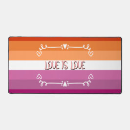 Liefde is Liefde Pride Maand Desk Mat
