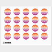 Liefde is Liefde Pride Maand Ronde Sticker (Vel)