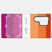 Liefde is Liefde Pride Maand Samsung Galaxy Hoesje (Achterkant horizontaal)