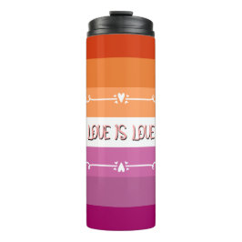 Liefde is Liefde Pride Maand Thermal Tumbler Thermosbeker