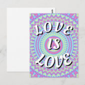 Liefde Is Liefde Pride Postkaart (Voorkant / Achterkant)