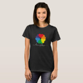 Liefde is liefde Pride Rainbow Hearts LGBTQ T-shirt (Voorkant volledig)