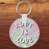 Liefde Is Liefde Pride Sleutelhanger (Voorkant)