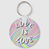 Liefde Is Liefde Pride Sleutelhanger (Achterkant)