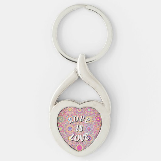 Liefde Is Liefde Pride Sleutelhanger (Voorkant)
