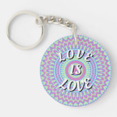 Liefde Is Liefde Pride Sleutelhanger (Voorkant)