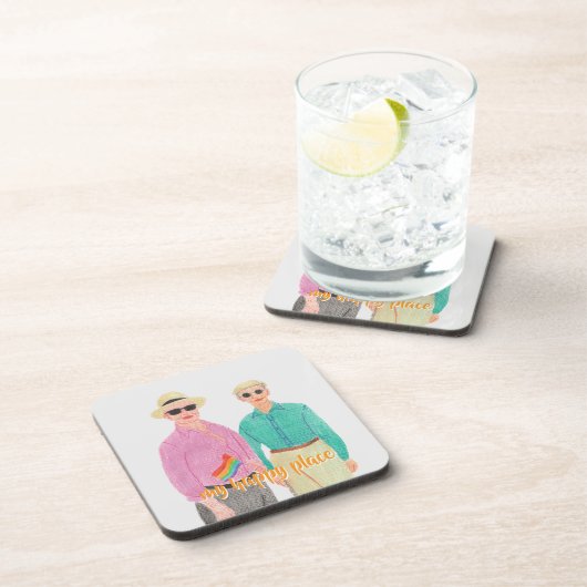 Liefde is Liefde Pride Valentijnsdag Bier Onderzetter (Rechterzijde)