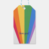 Liefde is Liefde Pride Valentijnsdag Cadeaulabel (Achterkant)