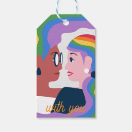 Liefde is Liefde Pride Valentijnsdag Cadeaulabel