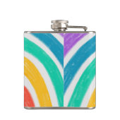 Liefde is Liefde Pride Valentijnsdag Heupfles (Achterkant)