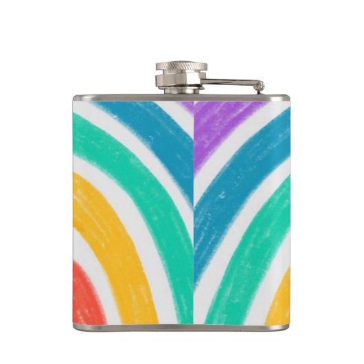 Liefde is Liefde Pride Valentijnsdag Heupfles (Achterkant)